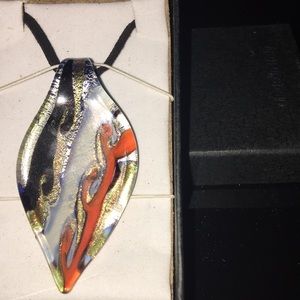Italian Dichroic glass pendant